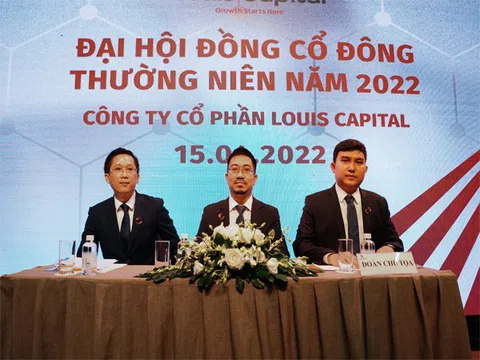 Louis Capital (TGG): Tăng vốn gấp 3, mục tiêu chia cổ tức 15% cho năm 2022