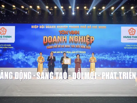 Tập đoàn Hưng Thịnh thắng lớn với loạt giải thưởng Doanh nghiệp, Doanh nhân TP.HCM tiêu biểu năm 2020